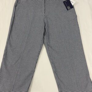 Lily's NWT Black and White Houndstooth Pants Size 12